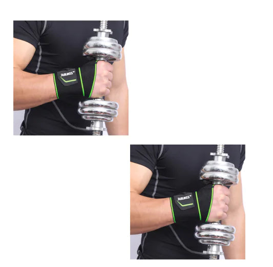 Bandes de poignet de sport avec support de paume pour hommes