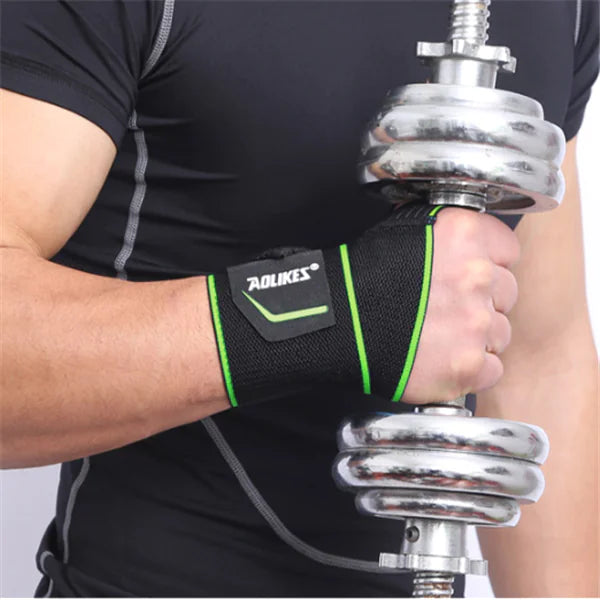 Bandes de poignet de sport avec support de paume pour hommes